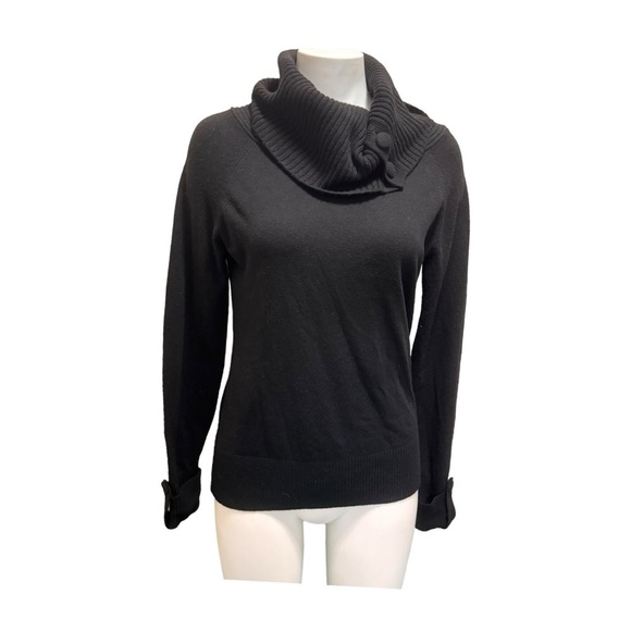 Banana Republic Wool Cashmere Turtleneck Sweater Size Medium - Picture 1 of 9